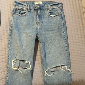 Abercrombie & Fitch Baggy Low Rise Jeans size 0s